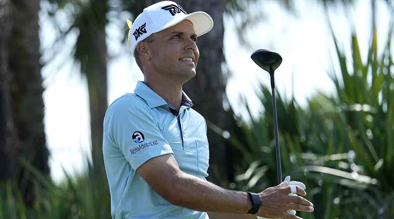 Eric Cole watches a shot at the 2023 Honda Classic.